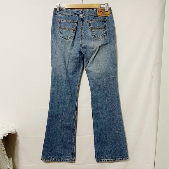 Express Light Wash Bootcut Blue Jeans - Picture 2 of 10
